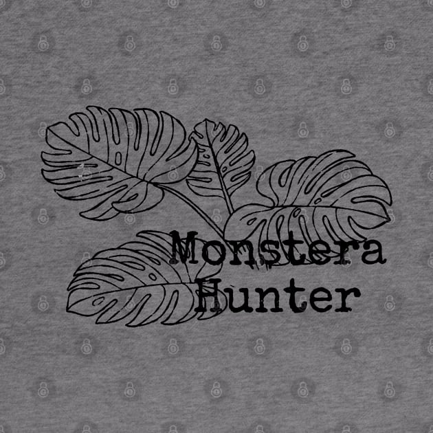 Monstera Hunter (Black) by Booze + Spirits Podcast